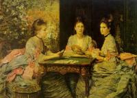 Millais, Sir John Everett - hearts are trumps